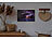 infactory Animiertes LED-Wandbild "Haus mit Sternschnuppe", 38 x 58 cm infactory LED-Weihnachts-Wandbilder