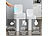 infactory 2er-Set Sensor-Mülleimer aus Kunstoff, 12 und 16 Liter infactory Kunststoff-Mülleimer mit Sensoren