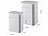 infactory 2er-Set Sensor-Mülleimer aus Kunstoff, 12 und 16 Liter infactory Kunststoff-Mülleimer mit Sensoren