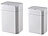 infactory 2er-Set Sensor-Mülleimer aus Kunstoff, 12 und 16 Liter infactory Kunststoff-Mülleimer mit Sensoren