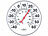infactory 2er-Set Bimetall-Thermometer für innen & außen, Temperatur in °C & °F infactory Bimetall-Thermometer