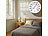 infactory 2er-Set Bimetall-Thermometer für innen & außen, Temperatur in °C & °F infactory Bimetall-Thermometer