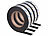AGT 2er-Set Selbstklebendes A+B Magnetband, zuschneidbar, je 6m + 6m, 15mm AGT A + B Magnetklebebänder (Magnetband & Metallband), schneidbar