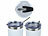 Rosenstein & Söhne 2er-Set Doppelwandiger Isolierbecher, weiß, 600 ml, Edelstahl Rosenstein & Söhne 