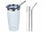 Rosenstein & Söhne 2er-Set Doppelwandiger Isolierbecher, weiß, 600 ml, Edelstahl Rosenstein & Söhne 
