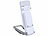 PEARL 2er-Set klappbare Akku-LED-Leselampen mit Clip, 200 mAh, dimmbar PEARL Akku-betriebene Buch-Leseleuchte
