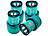 Sichler Haushaltsgeräte 4er-Set HEPA-Filter für Dyson V15-Modelle, waschbar, Reinigungsbürste Sichler Haushaltsgeräte HEPA-Filter für Dyson-Staubsauger, waschbar