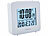 PEARL Funk-Wecker mit Snooze-Funktion,Datum-,Wochentag- & Temperaturanzeige PEARL Funk-Wecker mit Thermometern