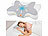 newgen medicals Memory-Foam-Kopfkissen für Seiten-, Rücken- und Bauchschläfer newgen medicals Bauch-, Rücken- und Seitenschläferkissen