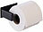 infactory Toilettenpapierhalter, ohne Bohren, selbstklebend, schwarz infactory Toilettenpapierhalter, ohne Bohren, selbstklebende