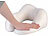 newgen medicals Ergonomisches Nackenkissen aus Memory-Schaum im 3-teiligen Reise-Set newgen medicals Memory-Foam-Nackenhörnchen