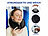newgen medicals Ergonomisches Nackenkissen aus Memory-Schaum im 3-teiligen Reise-Set newgen medicals Memory-Foam-Nackenhörnchen