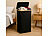 infactory Wäschekorb mit Deckel, Bambus-Henkel, Netztasche, 100 Liter infactory Wäschekörbe mit Deckeln, Bambus-Henkeln und Netztaschen