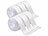AGT 6er-Set wasserfeste Dichtungsbänder, 38 mm x 3,3 m, transparent AGT Selbstklebende Dichtungsbänder