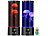 Lunartec 2er-Set LED-Quallen-Leuchten, 17 Farben, 4 Modi, 3 Helligkeiten Lunartec Dimmbare LED-Quallen-Lampen mit RGBW-LEDs und Fernbedienung