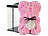 infactory Rosenbär aus künstlichen Rosen, pink, mit Geschenkbox infactory Rosenbären