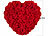 infactory Rosenherz inklusive Geschenkbox, 20 cm infactory Rosenherzen