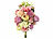 infactory 2er-Set künstliche Blumensträuße mit Stiel für DIY-Blumenarrangements infactory Künstliche Blumensträuße
