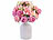 infactory 2er-Set künstliche Blumensträuße mit Stiel für DIY-Blumenarrangements infactory Künstliche Blumensträuße