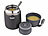 Semptec Urban Survival Technology 2er-Set Isolier- & Lunchbehälter, mit Esslöffel, 430 ml, Edelstahl Semptec Urban Survival Technology Thermobehälter
