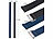 PEARL 2er-Set Universal-Finger-Handyhalterung, Silikon, blau+schwarz, 210 mm PEARL Universal-Finger-Handyhalterungen