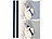 PEARL 2er-Set Universal-Finger-Handyhalterung, Silikon, blau+schwarz, 210 mm PEARL Universal-Finger-Handyhalterungen