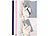 PEARL 2er-Set Universal-Finger-Handyhalterung aus Silikon, blau+pink, 210 mm PEARL Universal-Finger-Handyhalterungen