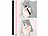 PEARL 2er-Set Universal-Finger-Handyhalterung, Silikon, schwarz+pink, 230 mm PEARL Universal-Finger-Handyhalterungen