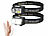 KryoLights 2er-Set LED-Akku-Stirnlampe , 200 m, 3 Watt, 4 Modi, Sensor, Rotlicht KryoLights LED-Akku-Stirnlampen