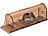 Exbuster 2er-Set Mäuse-Lebendfallen mit Luftlöchern, extragroß, 19 x 6,2 x 7 cm Exbuster Lebend-Mausefallen 
