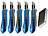 AGT 5er-Set Cuttermesser mit 20 Ersatzklingen aus SK5-Stahl, 18 mm AGT Cuttermesser-Sets mit Ersatzklingen