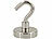 infactory 6er-Set Magnethaken, je 38 kg Haftkraft , 32 mm Durchmesser infactory Magnethaken