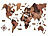 infactory Wanddeko "3D-Weltkarte" aus Holz, 120 x 73 cm, werkzeugloses Anbringen infactory Holz-Wanddekos Weltkarte mit 3D-Effekt, werkzeugloses Anbringen