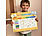 Playtastic Kinder-Belohnungstafel mit 100 Aufgaben, 350 Magnete, 42 x 32 cm Playtastic Kinder-Belohnungstafeln 