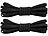 Speeron 8er-Set elastische Universal-Schnürsenkel ohne Binden, 100 cm, schwarz Speeron Schnürsenkel mit Schnellverschluss 