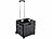 Xcase Klappbarer Einkaufstrolley, Teleskop-Griff, Deckel, 2 Rollen, bis 35kg Xcase Klappbare Einkaufstrolleys mit Teleskop-Griff und Rollen
