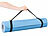newgen medicals 4er-Set doppelseitige TPE-Yoga- & Gymnastikmatten, Tragegurt, 183x61cm newgen medicals Yoga- und Gymnastikmatten aus TPE
