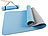 newgen medicals 4er-Set doppelseitige TPE-Yoga- & Gymnastikmatten, Tragegurt, 183x61cm newgen medicals Yoga- und Gymnastikmatten aus TPE