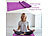 newgen medicals Natürliche Jute-Yoga- & Gymnastikmatte, gepolstert, Tragegurt,183x61cm newgen medicals Yoga- und Gymnastikmatten aus Jute