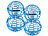 Playtastic 4er-Set selbstfliegende Hover-UFO-Bälle, RGB-LEDs, Rückkehr-Funktion Playtastic Selbstfliegende UFO-Hover-Bälle 