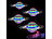 Playtastic 4er-Set selbstfliegende Hover-UFO-Bälle, RGB-LEDs, Rückkehr-Funktion Playtastic Selbstfliegende UFO-Hover-Bälle 