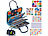 Playtastic Kinder-Motorik-Spielbuch mit 8 Seiten, 5 Motivkarten und Zubehör Playtastic Kinder-Motorik-Spielbücher mit 3D-Motiven und Spiel-Zubehör