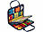 Playtastic Kinder-Motorik-Spielbuch mit 4 Seiten, 6-Teile-Puzzle, 3 Motivkarten Playtastic Kinder-Motorik-Spielbücher mit 3D-Motiven und Spiel-Zubehör