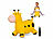 Playtastic 2er-Set aufblasbare Hüpftiere "Kuh" & "Giraffe",für Kinder ab 3 Jahren Playtastic Aufblasbare Hüpftiere