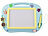 Playtastic 2er-Set Kinder-Magnet-Maltafel mit Magnetstift und 2 Stempeln, blau Playtastic Maltafeln Zaubertafeln