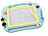 Playtastic 2er-Set Kinder-Magnet-Maltafel mit Magnetstift und 2 Stempeln, blau Playtastic Maltafeln Zaubertafeln