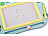 Playtastic 2er-Set Kinder-Magnet-Maltafel mit Magnetstift und 2 Stempeln, blau Playtastic Maltafeln Zaubertafeln