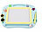 Playtastic 2er-Set Kinder-Magnet-Maltafel mit Magnetstift und 2 Stempeln, blau Playtastic Maltafeln Zaubertafeln