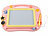 Playtastic 2er-Set Kinder-Magnet-Maltafel mit Magnetstift und 2 Stempeln, rosa Playtastic Maltafeln Zaubertafeln