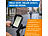 PEARL sports Wasserfeste Fahrrad-Smartphonetasche mit Regenhaube, bis 7", 360° PEARL sports Wasserfeste Fahrrad- und Motorrad-Smartphone-Tasche mit Regenhaube